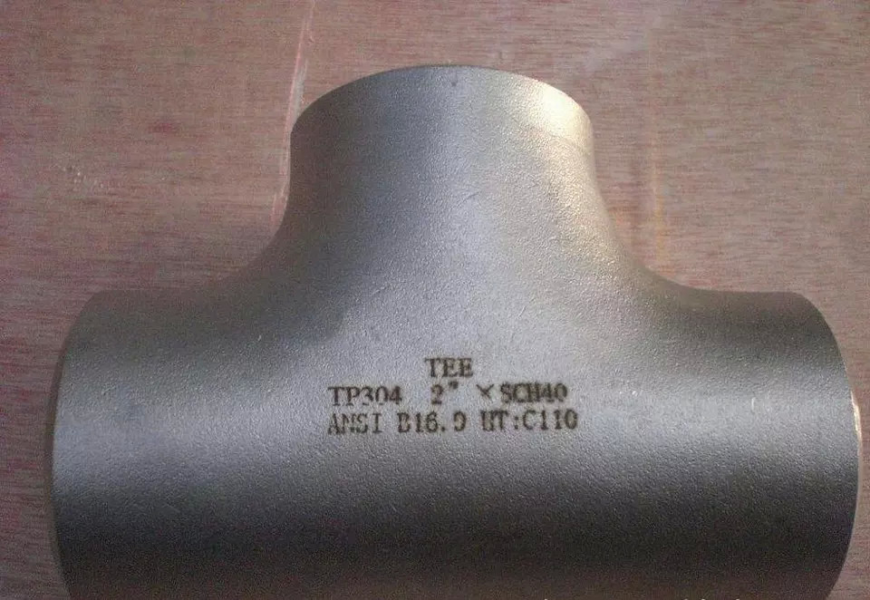 ASME B16.9 Equal Tee 2"SCH - 40 Butt Welding Stainless Steel Seamless
