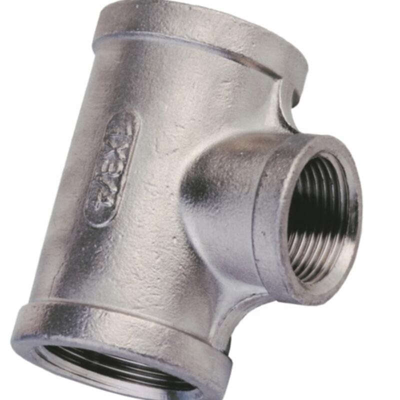 Normal Pipe Thread Female Tee Pipe Fittings 1/2" Sch160 ASTM A182 F304 3000#