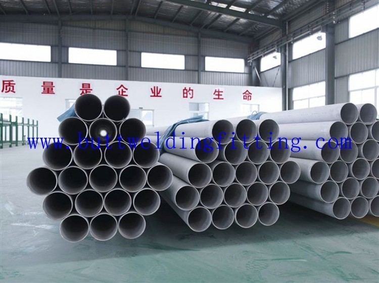 ERW TP316L 304 Stainless Steel Welded Pipe , round steel tubing