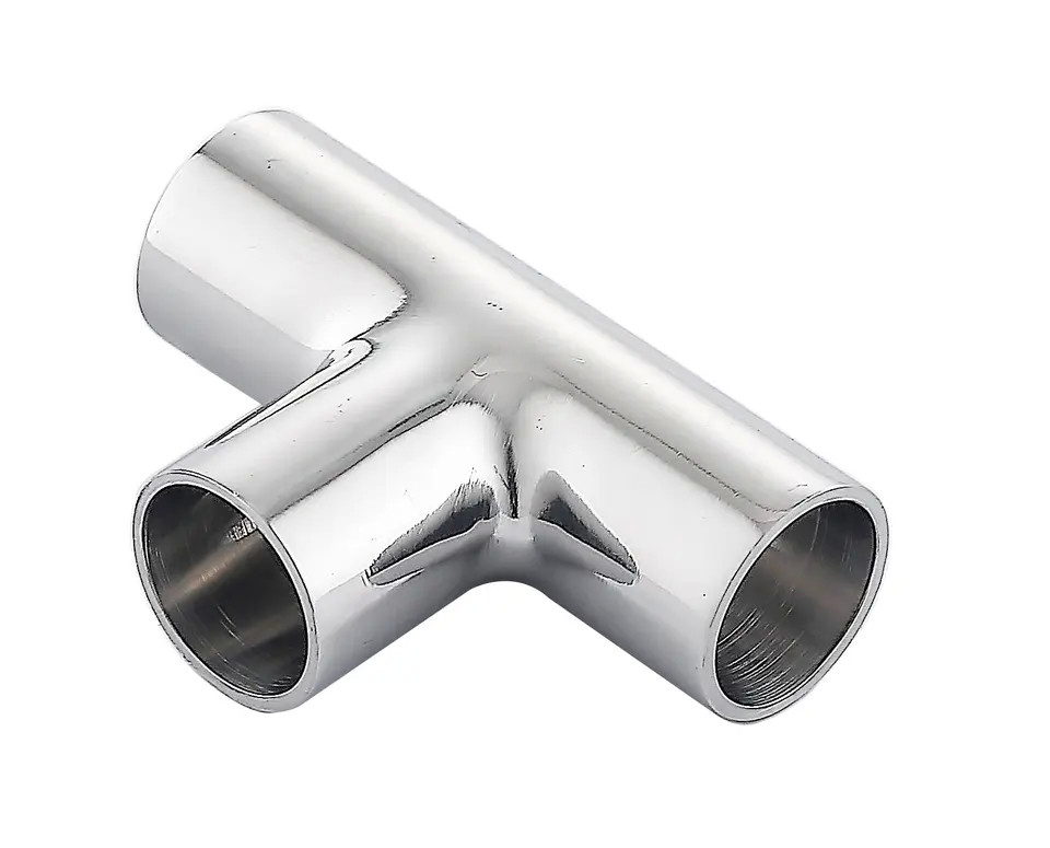 Stainless Steel 304 316 Tube Pipe Fittings Clamp Welding Equal Tee