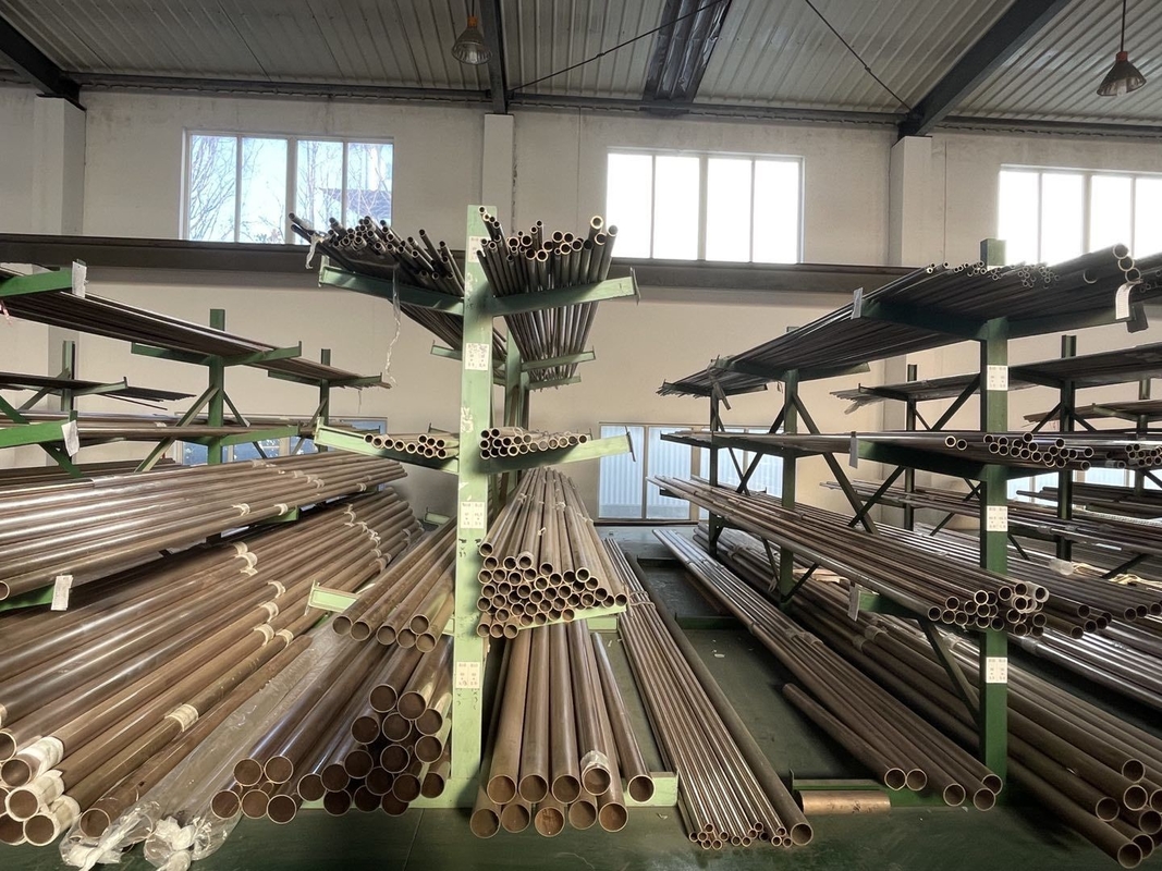 Steel Pipe Copper Nickel Alloy Seamless Distiller Tubes CuNi 90/10 Straight Copper pipe