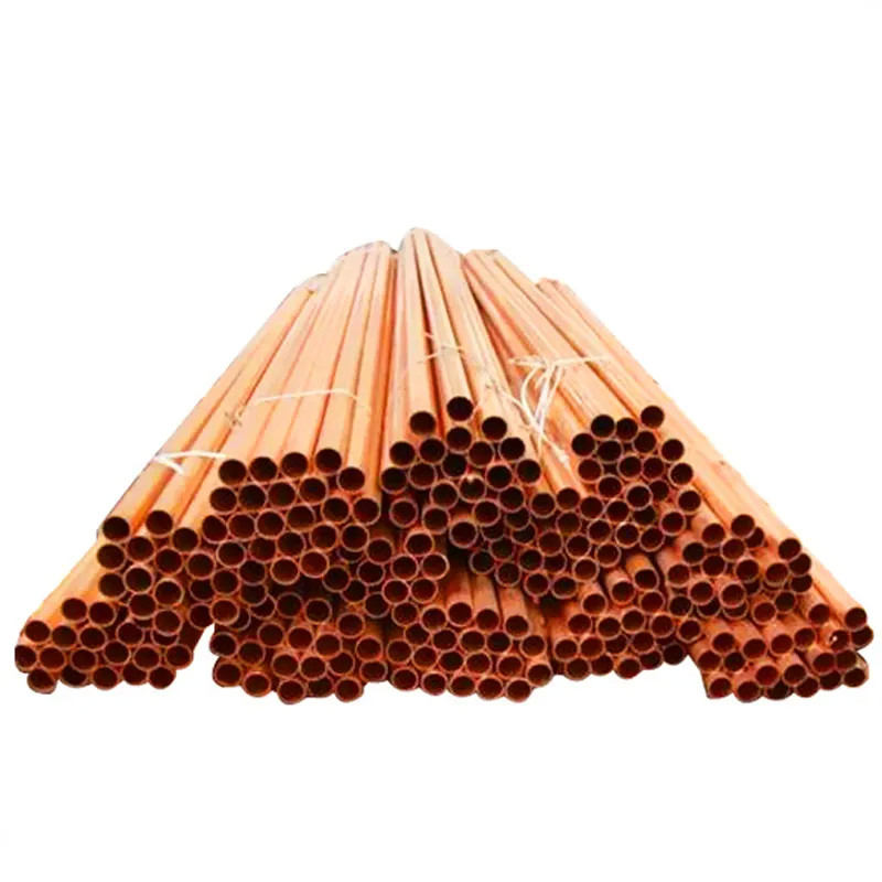 Red Copper 99% Pure Copper Nickel Pipe 20mm 25mm Copper Tubes / Pipe 1/4 Price