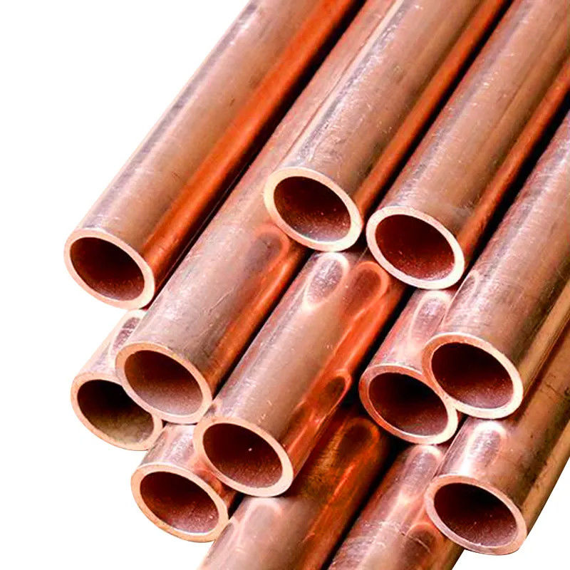 Red Copper 99% Pure Copper Nickel Pipe 20mm 25mm Copper Tubes / Pipe 1/4 Price