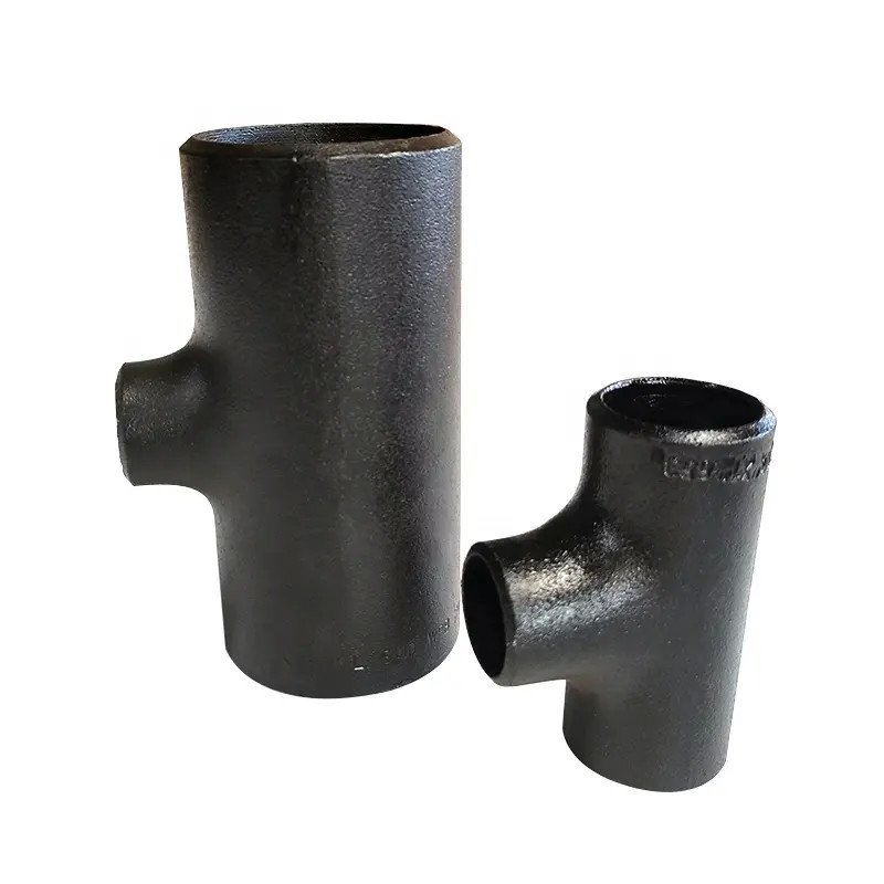 ASME / ANSI B16.9 Butt Welded Pipe Fittings / Stainless Steel Tee SS304 SS316L Schedule 40 Tee