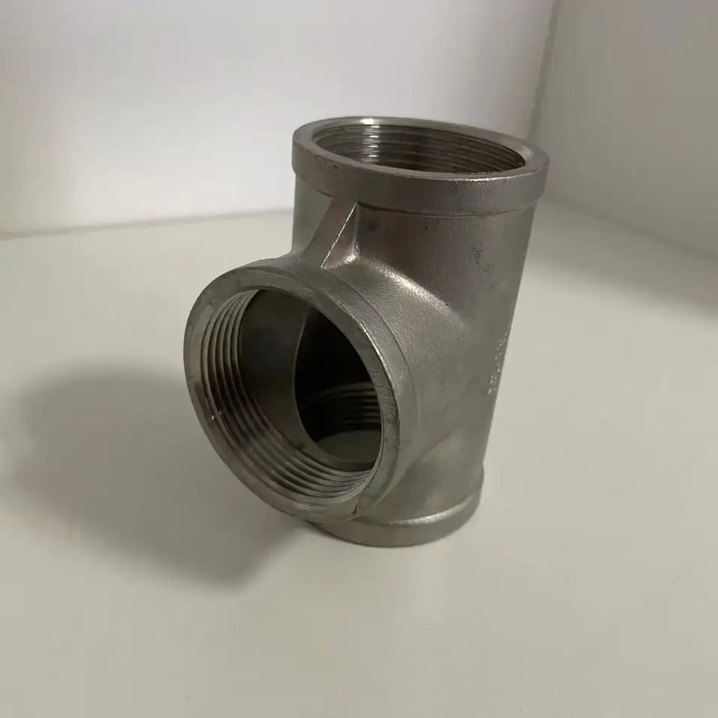 ASME B16.5 WP304L / 316L 150 #  cooper nickle  Equal Tee cuni Pipe Fitting MT23