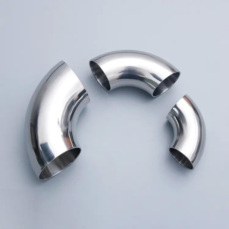 Sanitary Male Stainless Steel Elbow  1/4 Bsp X 8 Mm Od Bending Stainless Steel Pipe Fitting