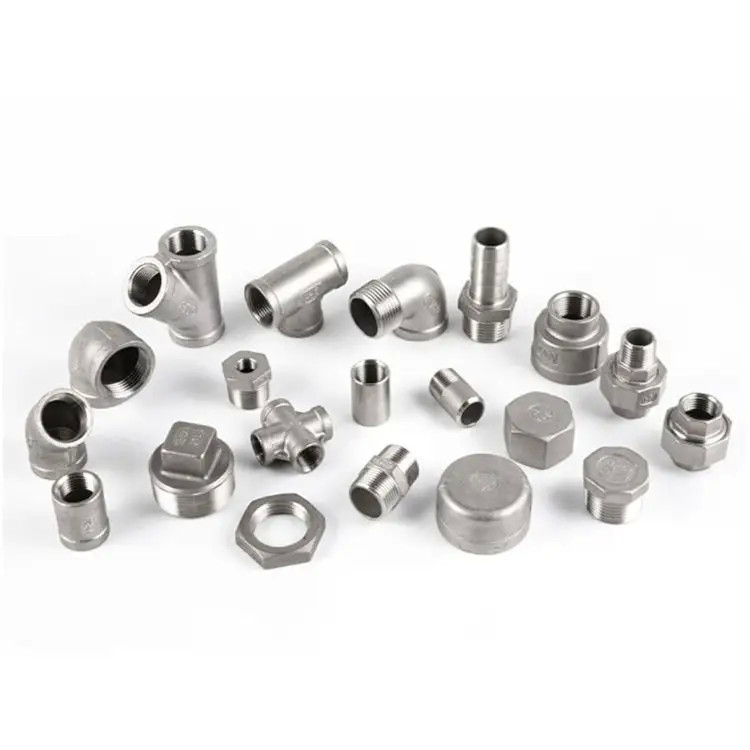 female BSP malleable cast iron stainless steel pipe fitting ss 304 316L round pipe cap bsp npt bspt