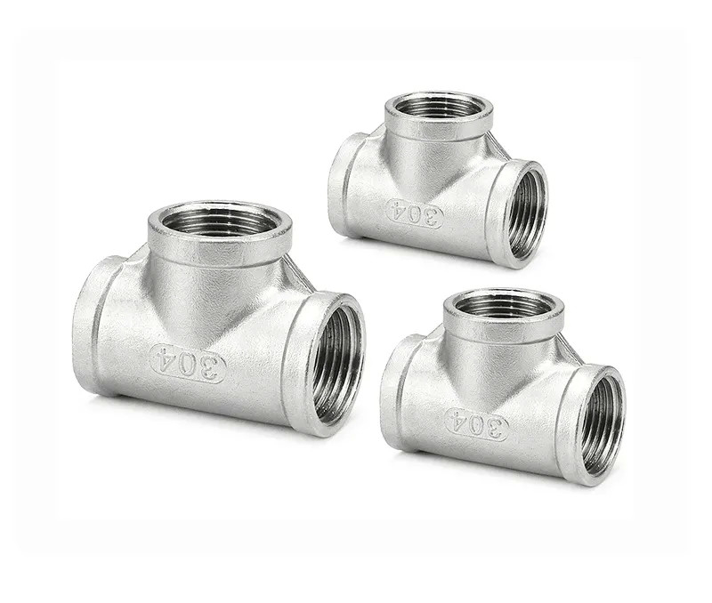 Food Grade Sanitary SS316 Stainless Steel Pipe Fitting Tee
