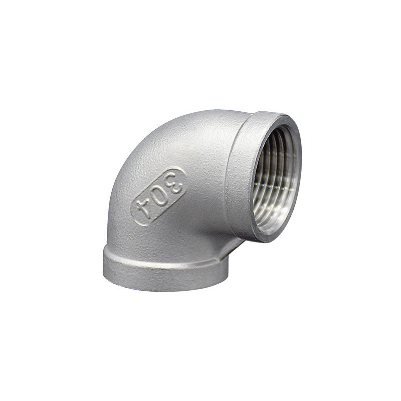 3/4" 1/8" 1/4" 3/8" 1/2" 1" BSP NPT Female Thread 304 Stainless Steel 90 Degree Elbow Pipe Fitting