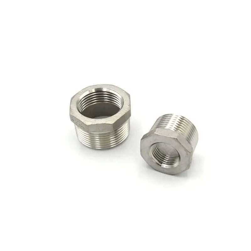 1/4" X 1/8" NPT Hex Bushing – Forged 304 Stainless Steel, Male To Female, 3M/6M Options