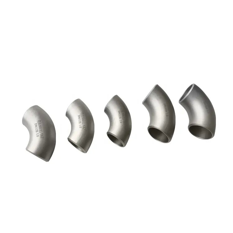 Factory supply high quality Gr1 Gr2 Titanium elbow pipe connection machined parts Ti products