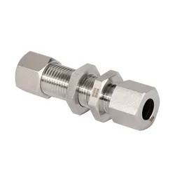 tube fitting stainless steel 316 swagelok compression fitting straight union with Twin Ferrules Instrument fitting