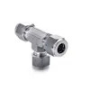 9.52mm 304 Stainless steel tee ,high pressure tee fittings for pipe connection