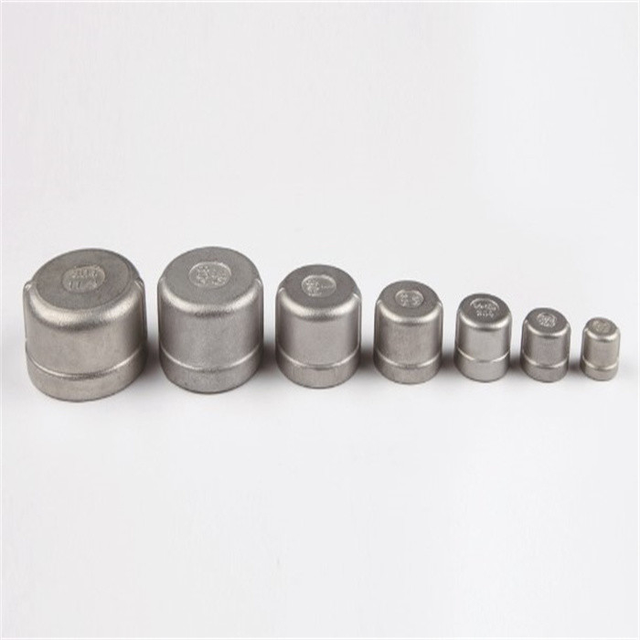 SS304 SS316L Stainless Steel Pipe Fittings Welded Oval Head Ball End Cap Fittings