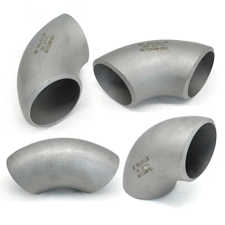 304 316l Stainless Steel Elbow 90 Degree Welding Seamless Pipe Fitting Tube Bend Pipe Fittings Connection Reducing Elbow