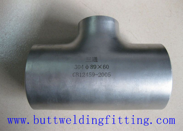 ASTM A182  F53 UNS32750 Stainless Steel Equal Tee BW 150NB SCH80S