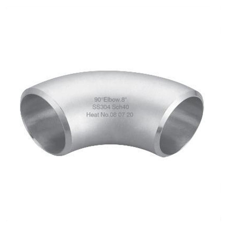 SUS304 SUS316 Stainless Steel Elbow Butt-Weld Long Radioa 180 Degree Pipe Fittings 3 Inch SCH40 Eblow