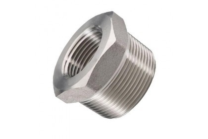 Low Alloy A234 WP11 Bushing Threaded Forged Pipe Fittings Reducer Bushing Steel