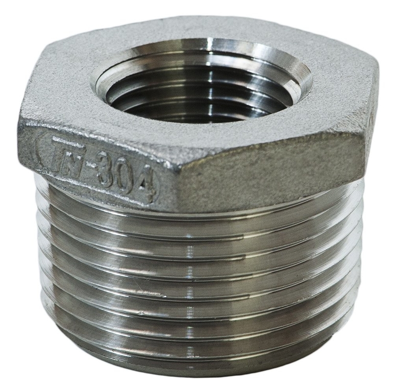 Stainless Steel High Pressure Forged Pipe Fittings NPT/BSPT Male Thread Hex Plugs