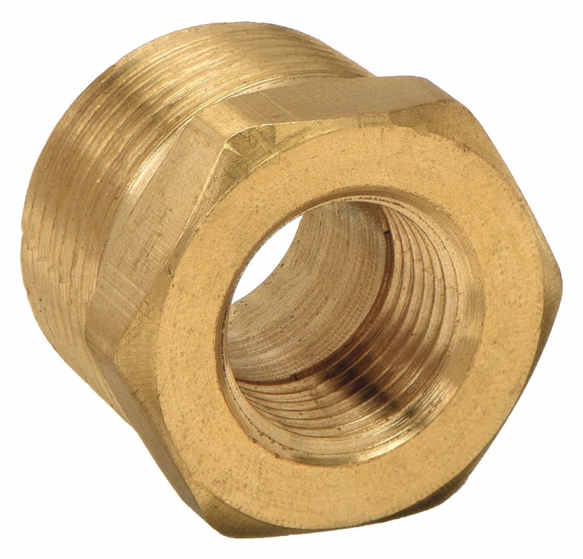 Brass Hex Head Bushing 4" DN100 Threaded Forged Pipe Fittings Bushing Steel