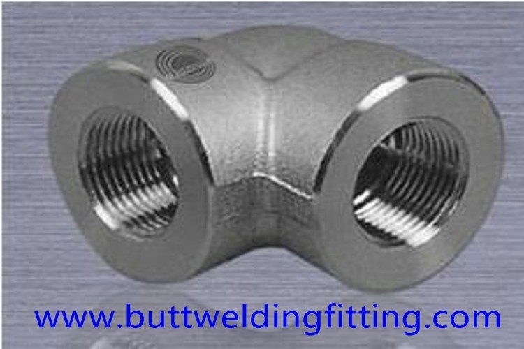 3000# ASTM A182 F304 90° Forged Threaded Elbow  3/4