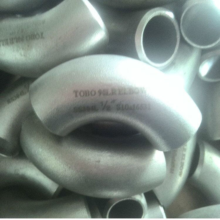 ASTM A403 WP321 / H Austenitic Stainless Steel Pipe Fittings Long Radius 90 Degree Elbow