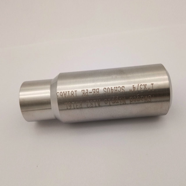 Forged Pipe Fittings Swaged Nipple Stainless Steel 316L Sch80 2"