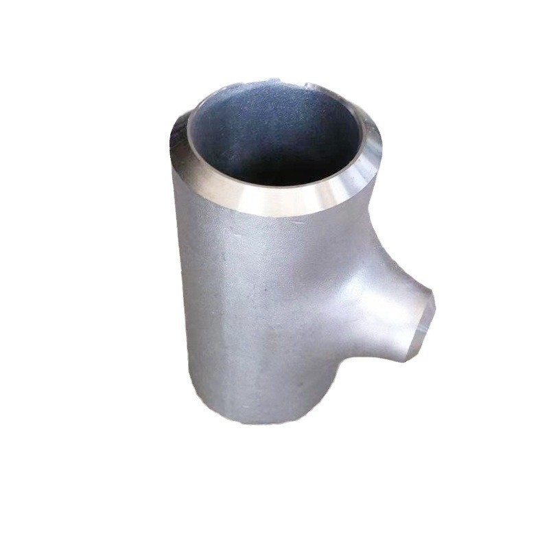 Stainless Steel 304 316l Pipe Fittings Din2615 Butt Welding Fitting Seamless Unequal Tee