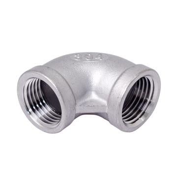 Stainless Steel Elbow 4'' SCH40 Ss 304 Ss316 Female Threaded 90 Degree Elbow Forged Fittings