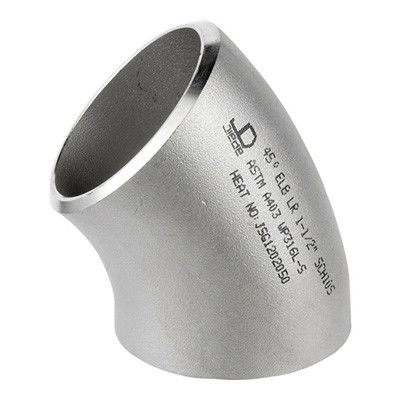 BW Radius Elbow Butt Welding Fitting Degree 45 NPS 1/2