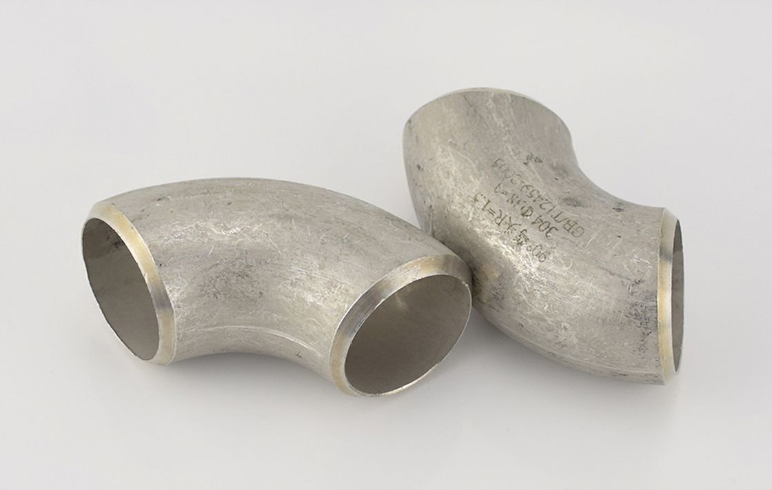 Stainless Steel Butt Weld Elbow Pipe Fittings 90 Degree 4inch Sch40 Long Radius Elbow