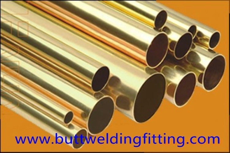 CuNi90/10 Copper Nickel Tube / Straight Copper pipe CuNi 90/10 6 - 12m Length