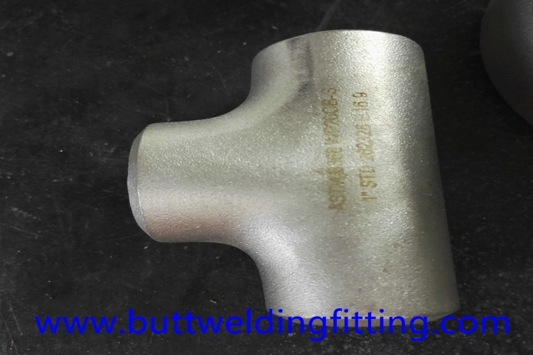 Nickel Alloy ASTM B163 NO8020 Equal Tee Butt Weld Pipe Fittings