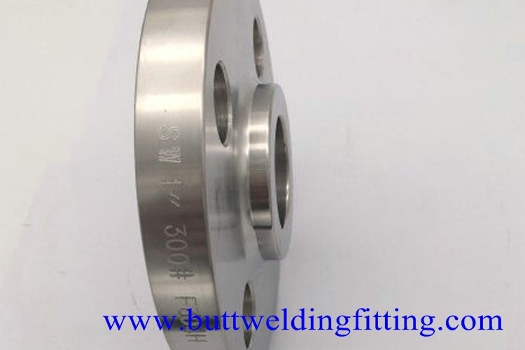 1 Inch A182 F304H 300# Socket Welding RF Forged Steel Flanges