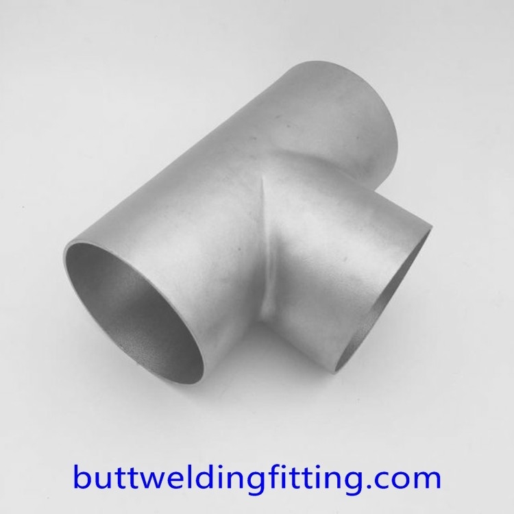 Chlorination Systems Seamless Stainless Steel Pipe Tee Fittings Excellent Resistance