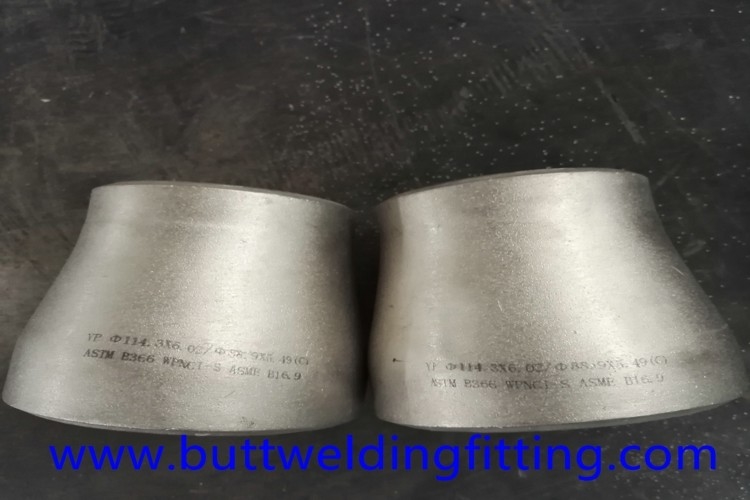 Butt Weld Fittings Nickel Alloy C22 Concentric Reducer ASME B16.9 2 1/2'' SCH40