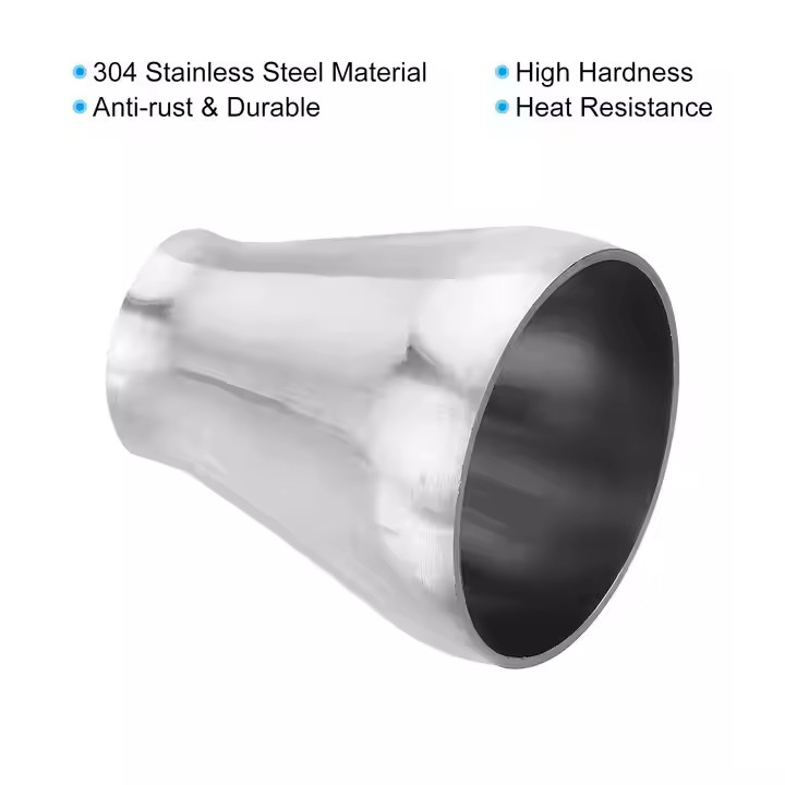 Metal ASME B 16.9 Seamless Pipe Fittings Concentric Reducer 4