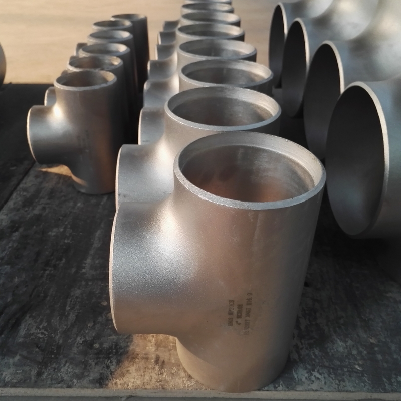 standard Nickel alloy fitting Inconel 625 706 material connector pipe tee