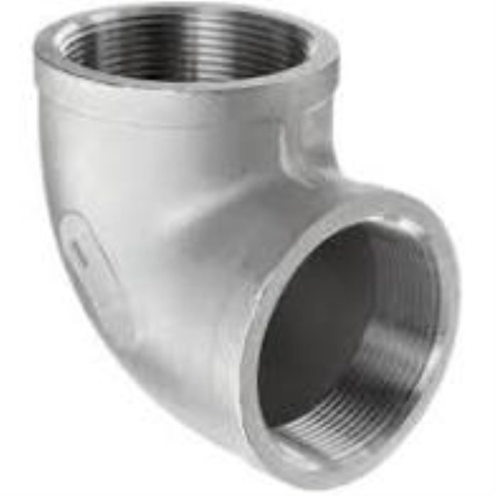 Stainless Steel 4 Inch Drainage Threaded 90 Degree Sch40 Elbow