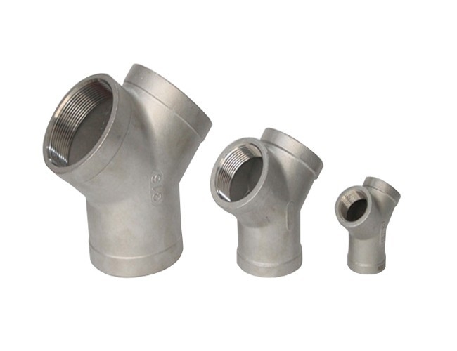 Hot Sale Stainless Steel Y Type Tee 45 Degree Y Tee Stainless Steel Pipe Fitting