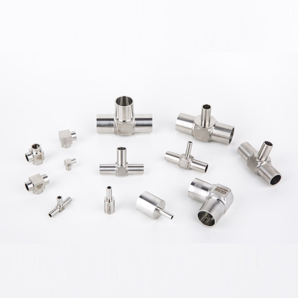 Good Price Hot Sale China Suppliers Micro Butt Weld Cross Fittings With 6mm Diameter
