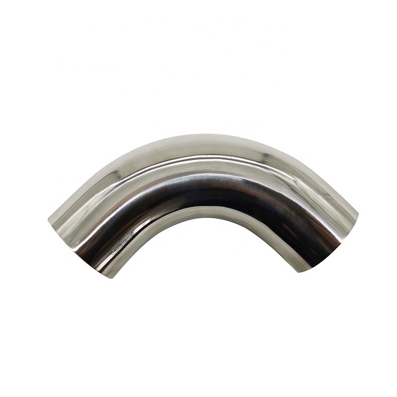 Sanitary 304 Stainless Steel Butt Welded 90 Degree Elbow Bend Stainless Steel Pipe Fittings