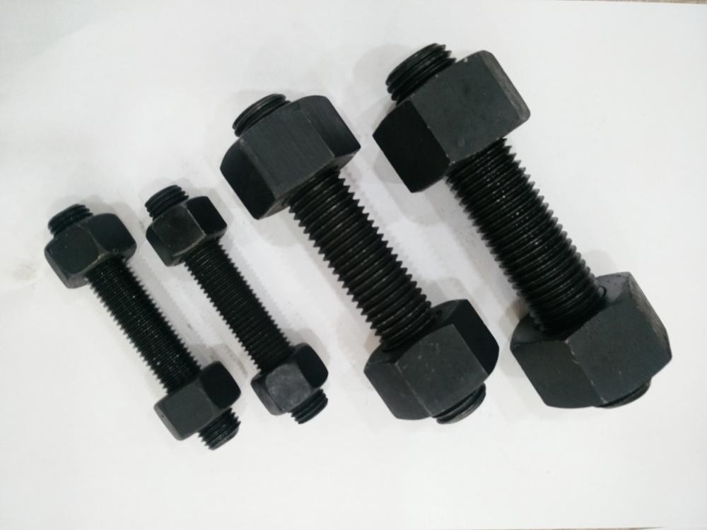 Carbon/Alloy/Stainless Steel Material Stud Bolt And Nut Grade ASTM A193 B7/ A194 2h Fastener