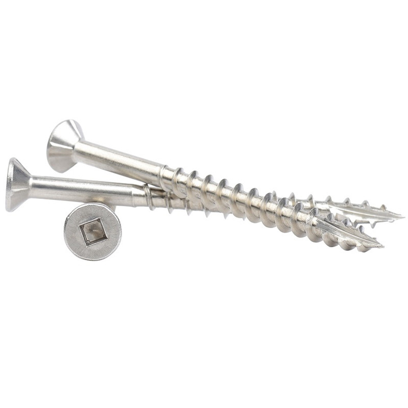 OEM Steel Fasteners A2-70 A4-80 Deck Screws Different Types Of Stainless Steel 304 316 Decking Screws