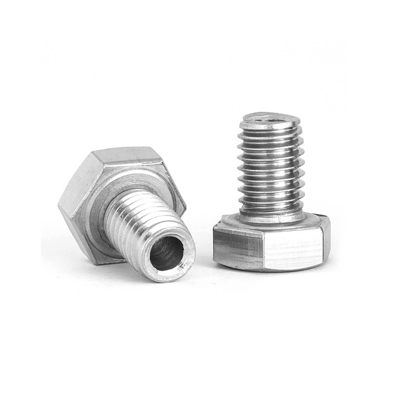 Stainless Steel Hollow Bolt With Hole Banjo Bolt And Nut Screw Automotive Fasteners Hex Head