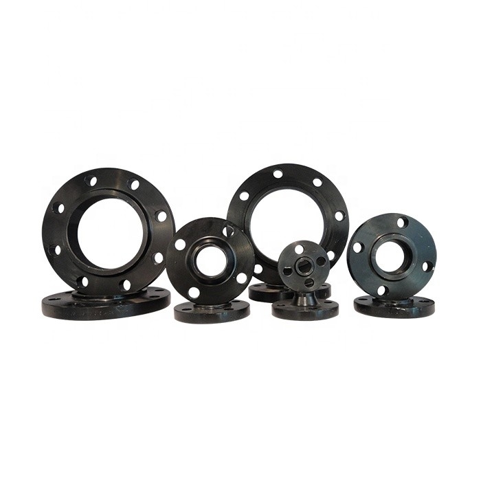 Black JIS 10K PL Class 150 DN100 A105n Carbon Steel Forged Flange