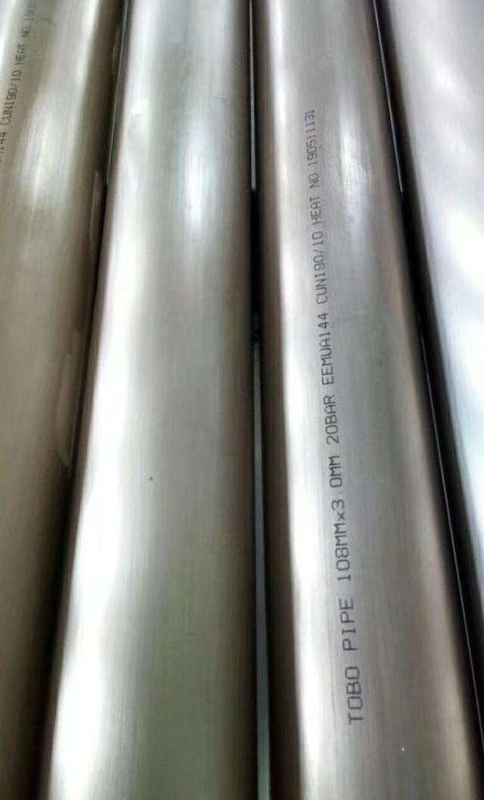 TOBO 20 Bar EEMUA 144 90/10 Cuni Pipe Steel Seamless Pipe