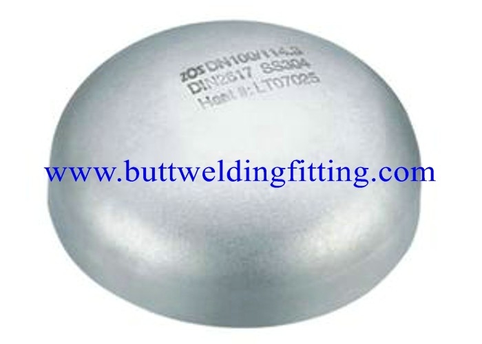 Butt Weld Pipe Cap Stainless Steel Pipe Cap Incoloy 800 / WPNIC , Incoloy 825 / WPNICMC