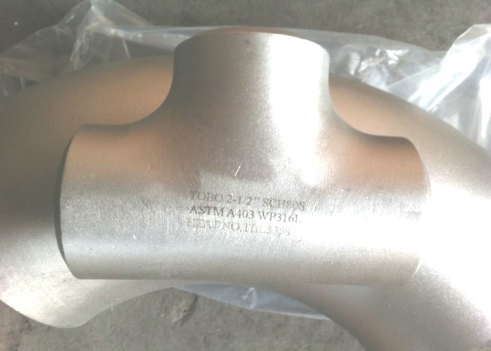 ASME Buttweld  Grade 2507 Stainless Steel Sch10 Reducing Equal Tee