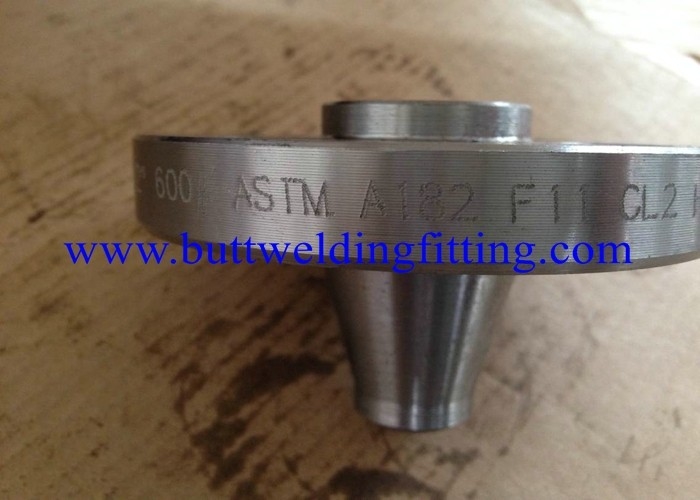 Custom Silver ASTM / ASME Forged Steel Flanges Long Weld Neck Flanges Type